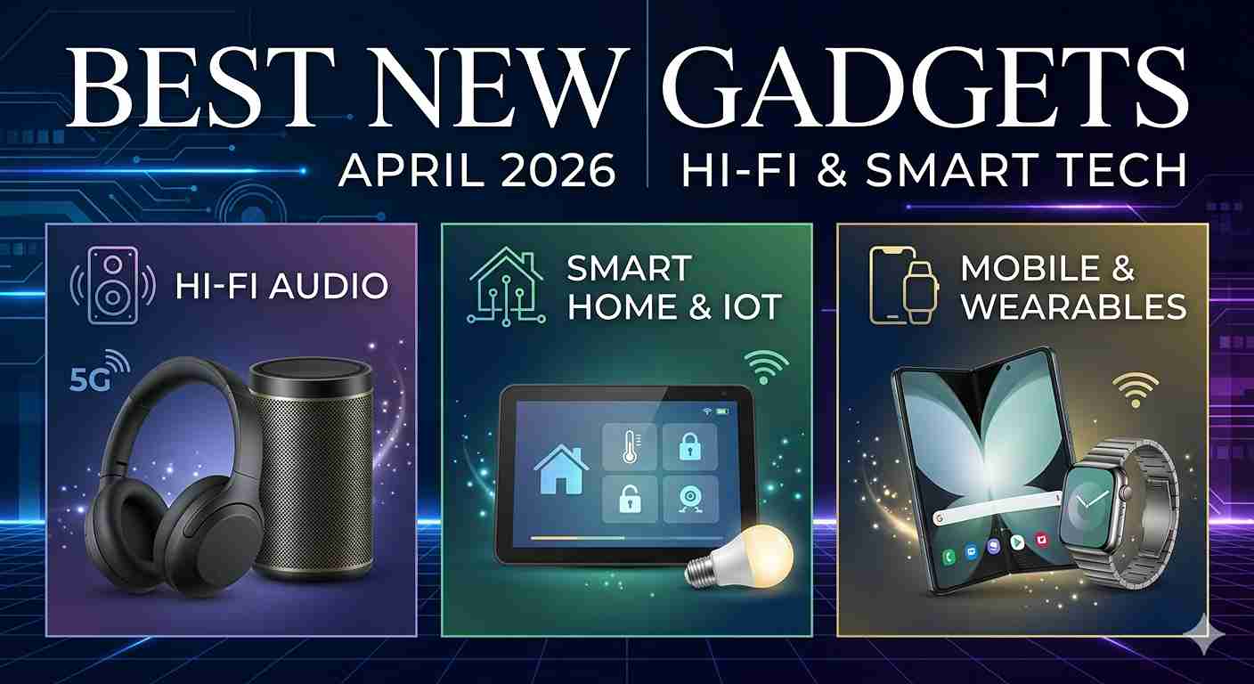 Best New Gadgets April 2026: Hi-Fi & Smart Tech