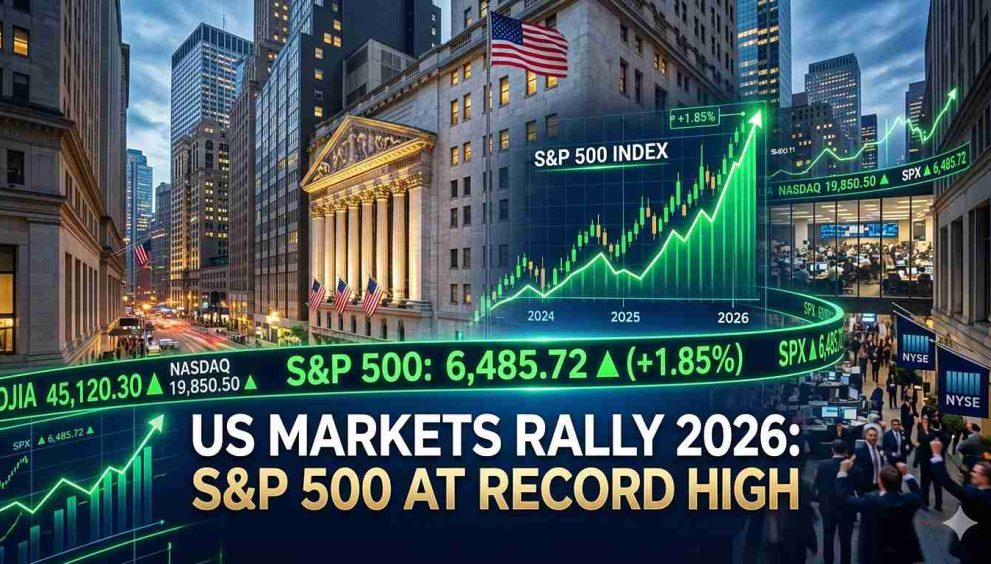 US Markets Rally 2026: S&P 500 at Record High