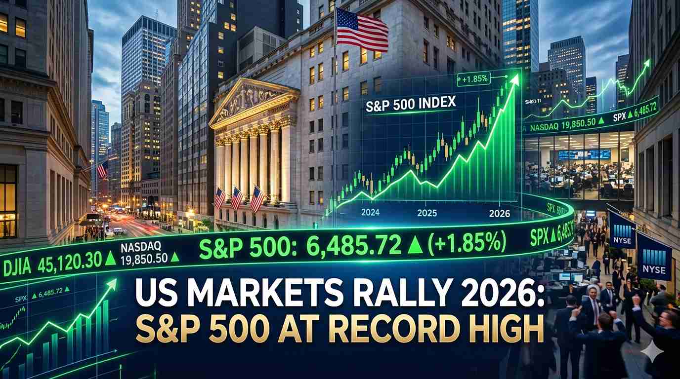 US Markets Rally 2026: S&P 500 at Record High