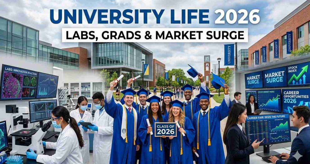 University Life 2026: Labs, Grads & Market Surge