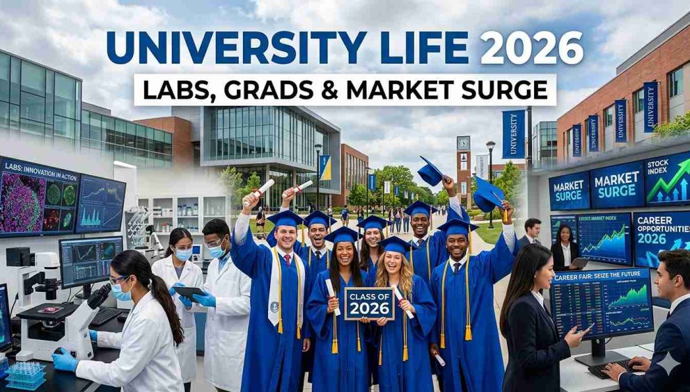 University Life 2026: Labs, Grads & Market Surge