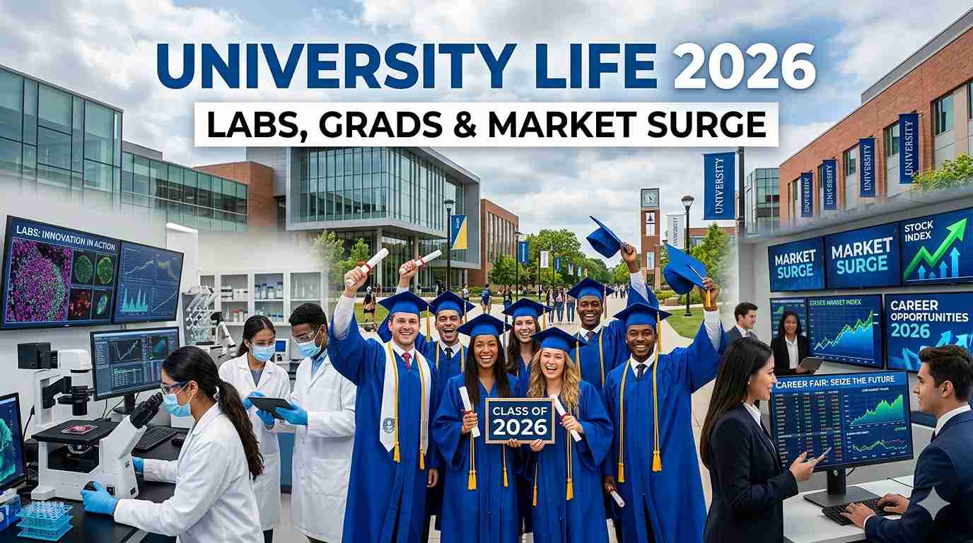 University Life 2026: Labs, Grads & Market Surge